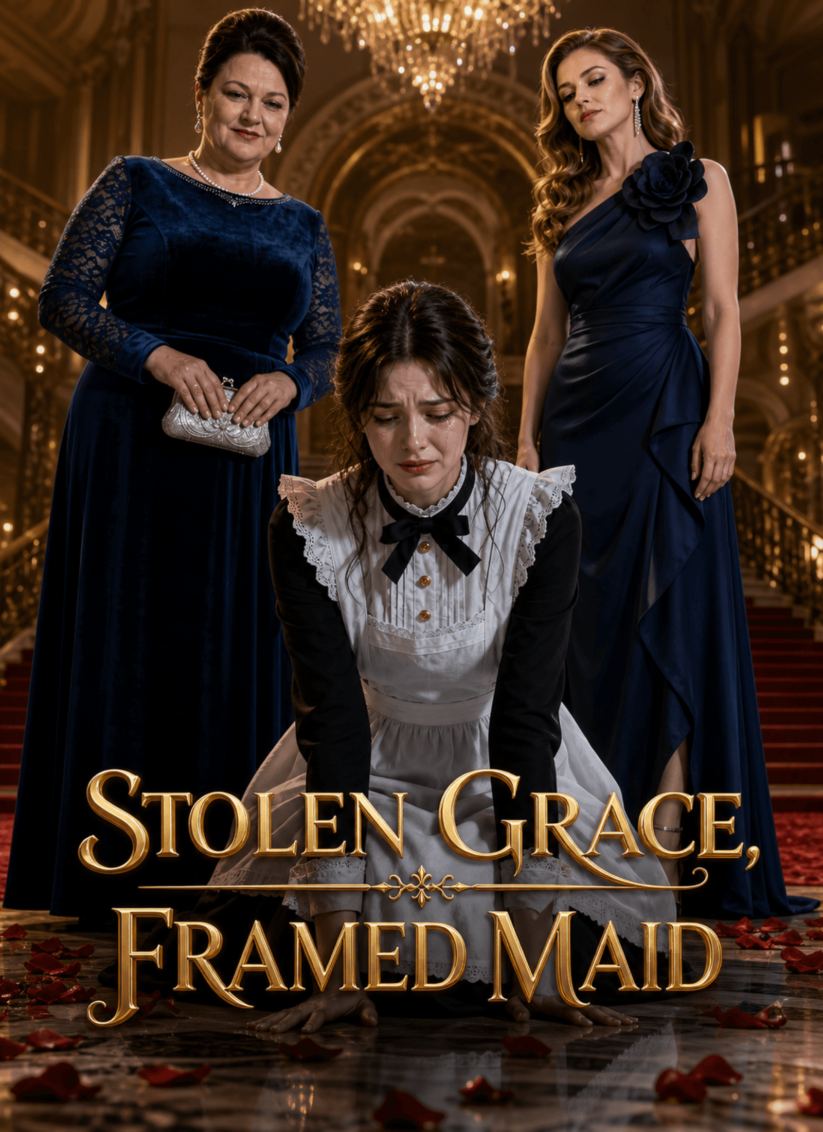 Official poster of Stolen Grace, Framed Maid, as shown on VibeShort