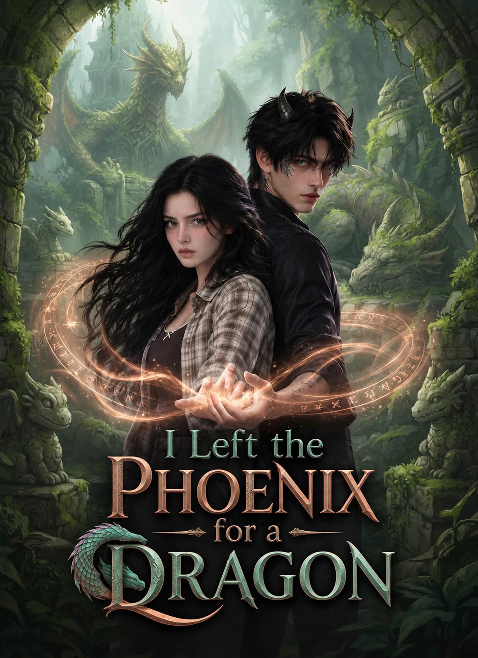 Official poster of I Left the Phoenix for a Dragon, as shown on VibeShort