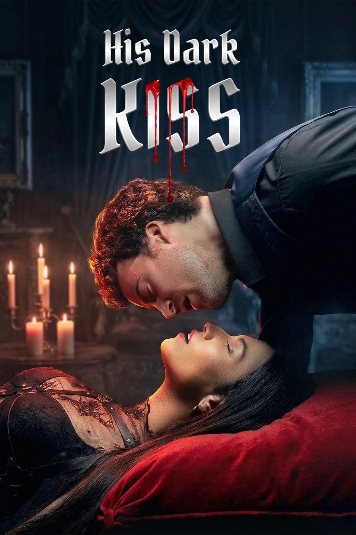 Official poster of His Dark Kiss, as shown on My Drama