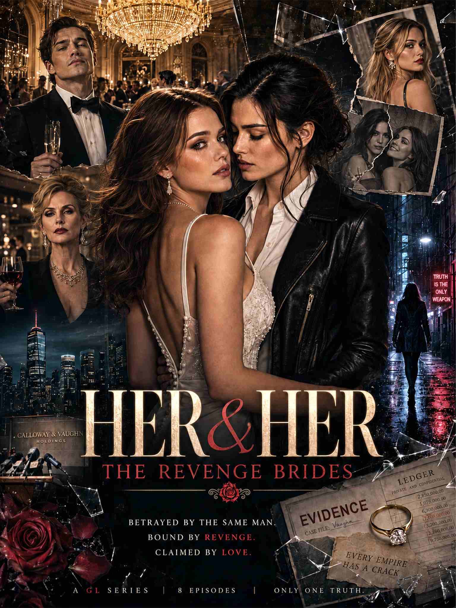 Official poster of Her & Her: The Revenge Brides, as shown on Sereal+