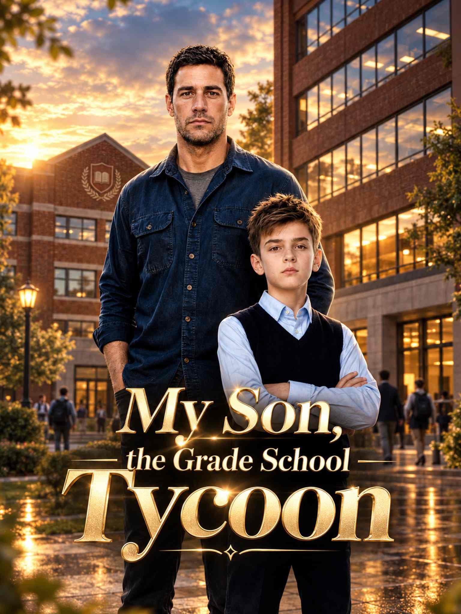 Official poster of My Son, the Grade School Tycoon, as shown on Sereal+