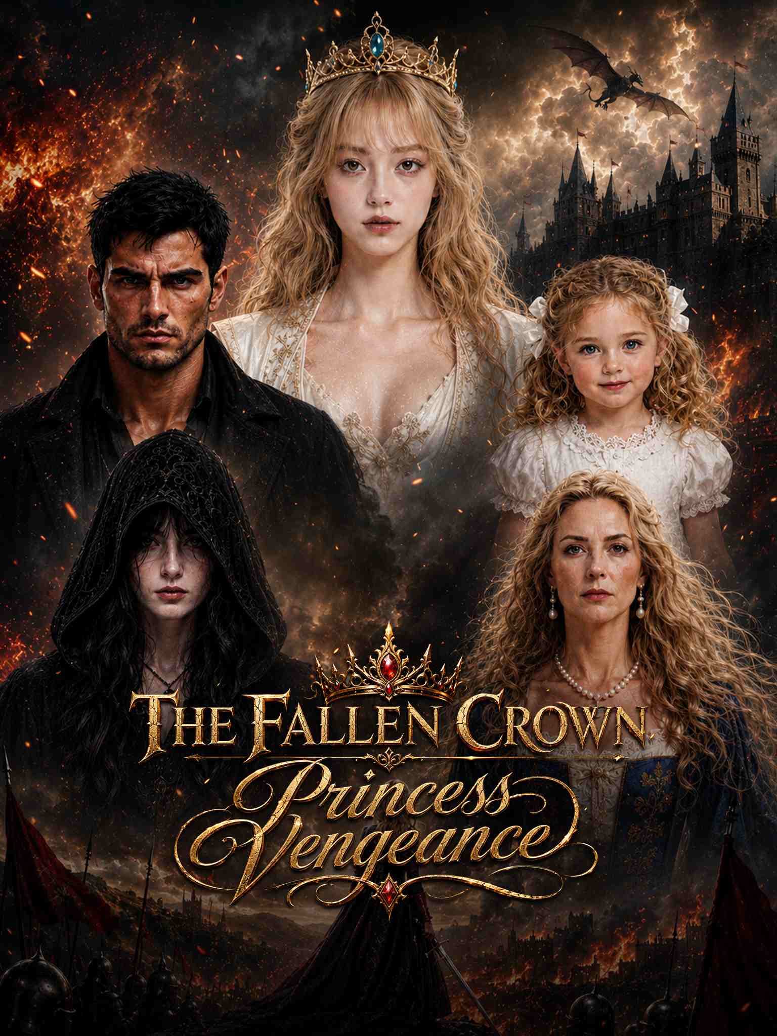 Official poster of The Fallen Crown: Princess Vengeance, as shown on Sereal+