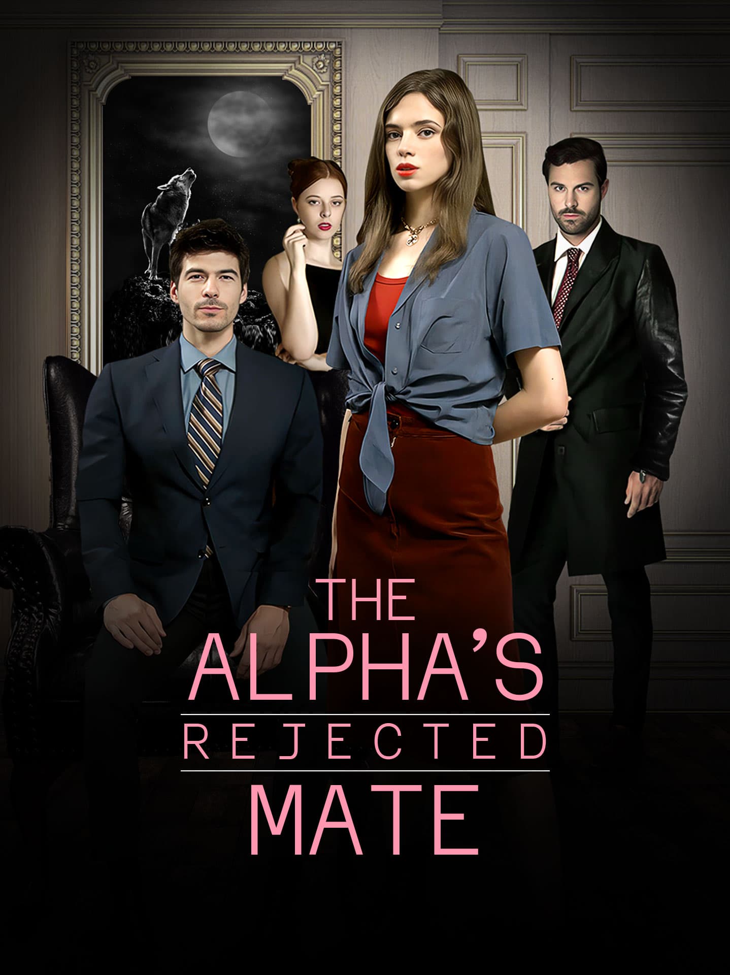 Official poster of The Alpha's Rejected Mate, as shown on GoodShort