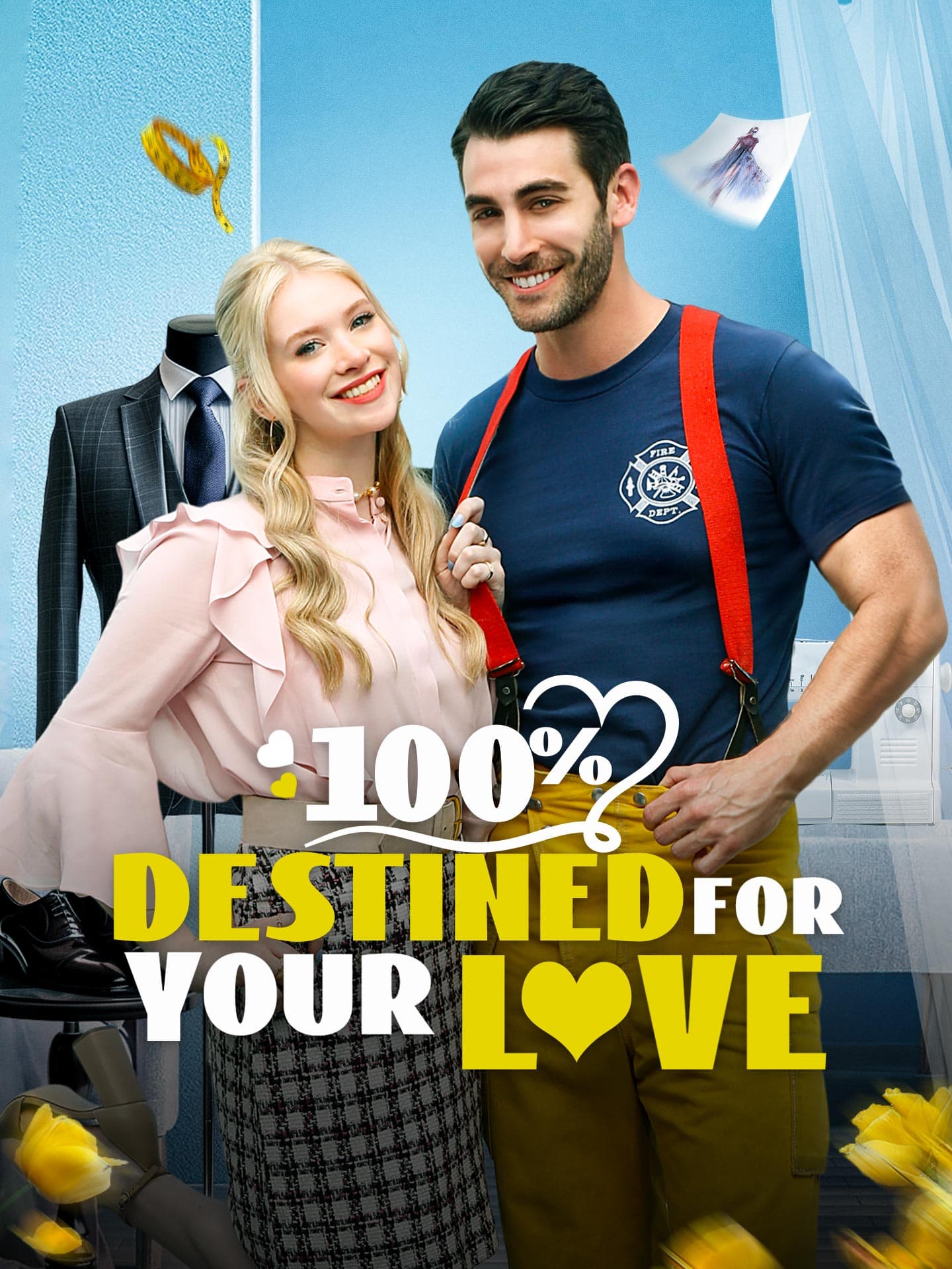Official poster of 100% Destined for Your Love, as shown on GoodShort