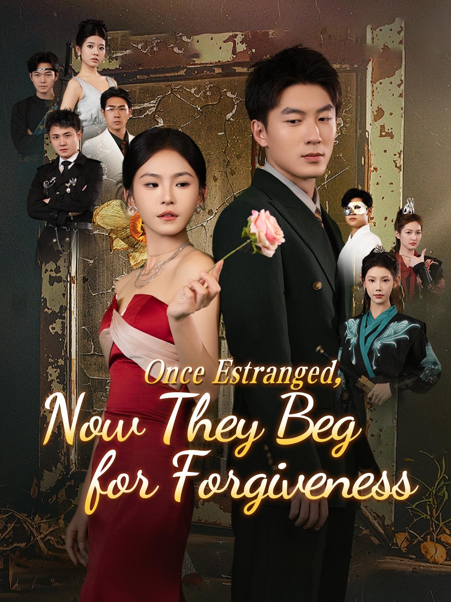 Official poster of Once Estranged, Now They Beg for Forgiveness, as shown on GoodShort