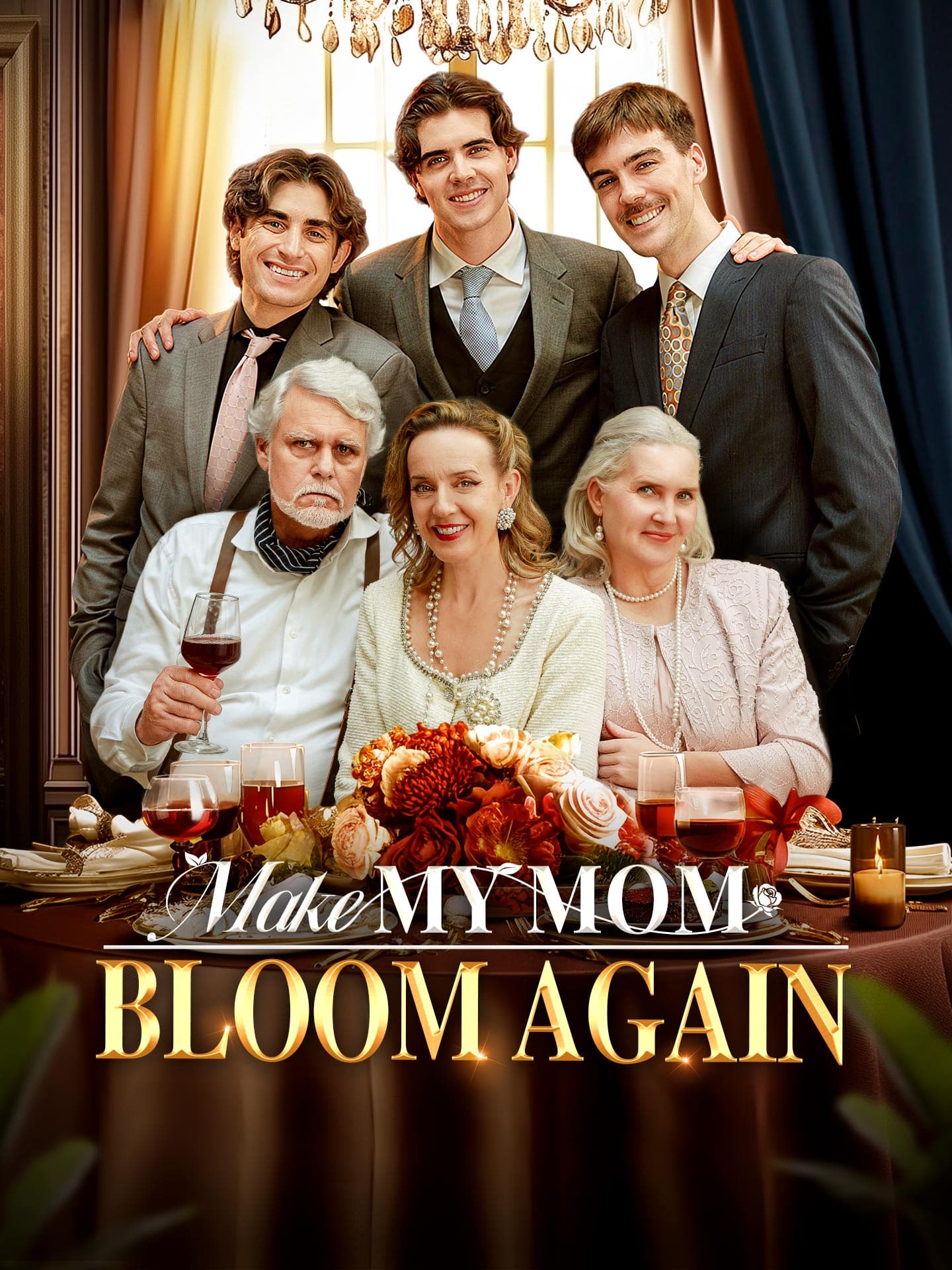 Official poster of Make My Mom Bloom Again, as shown on GoodShort