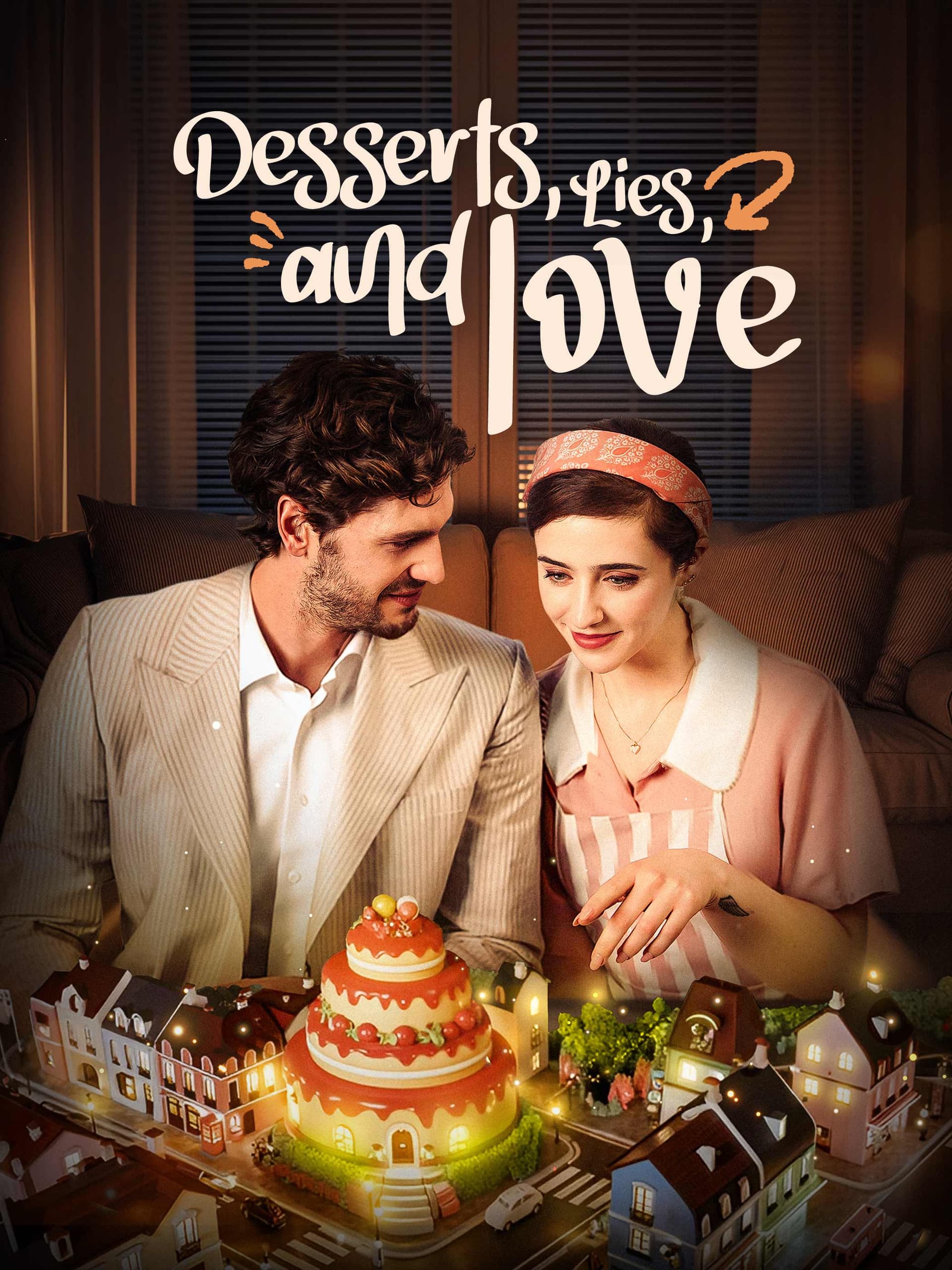 Official poster of Desserts Lies and Love, as shown on GoodShort