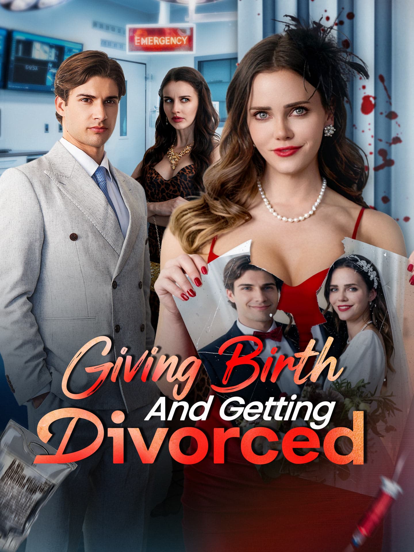 Official poster of Giving Birth and Getting Divorced, as shown on GoodShort