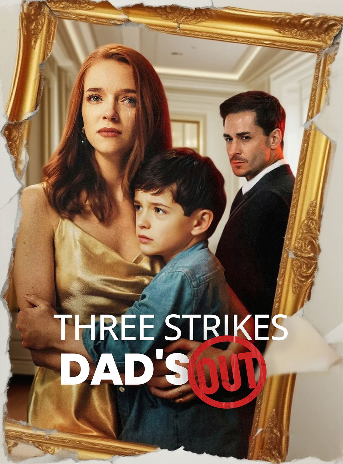 Official poster of Three Strikes Dad's Out, as shown on GoodShort