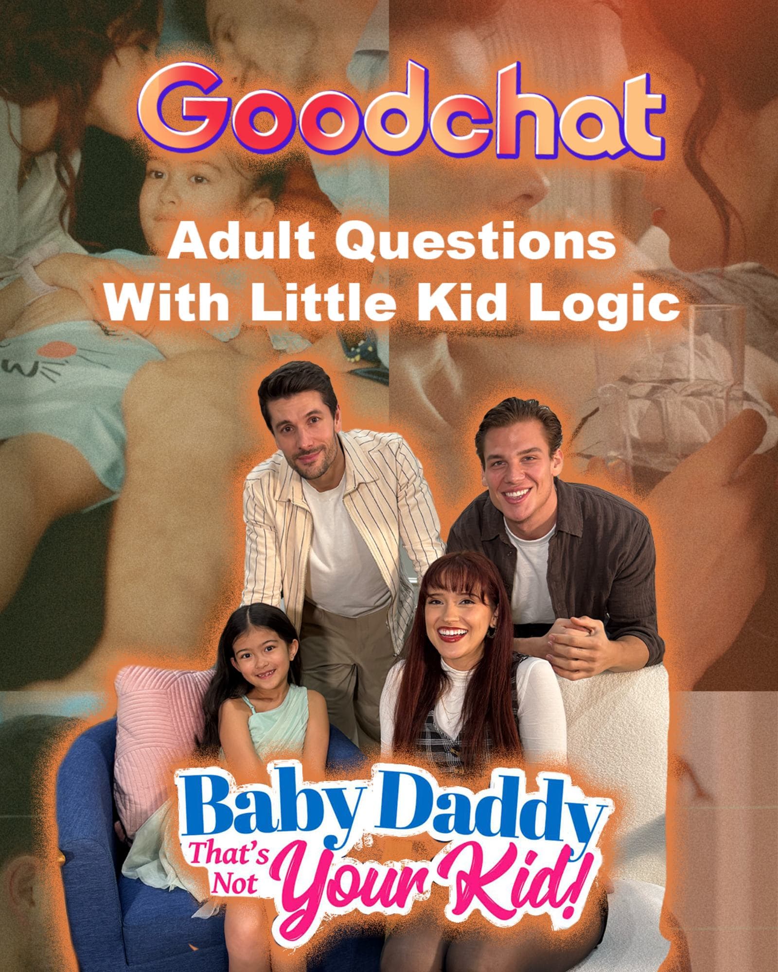 Official poster of GoodChat: Adult Questions with Little Kid Logic, as shown on GoodShort