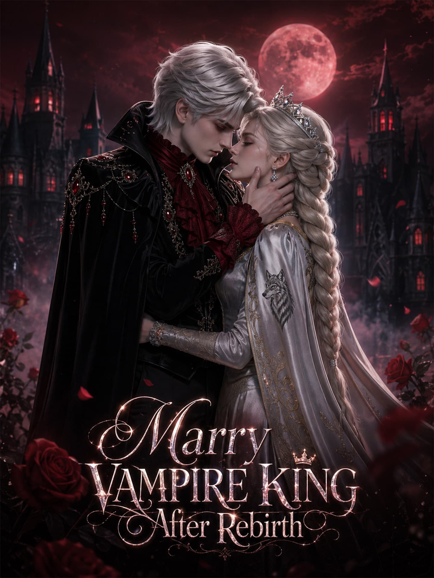 Official poster of Reborn to Marry the Vampire King, as shown on GoodShort