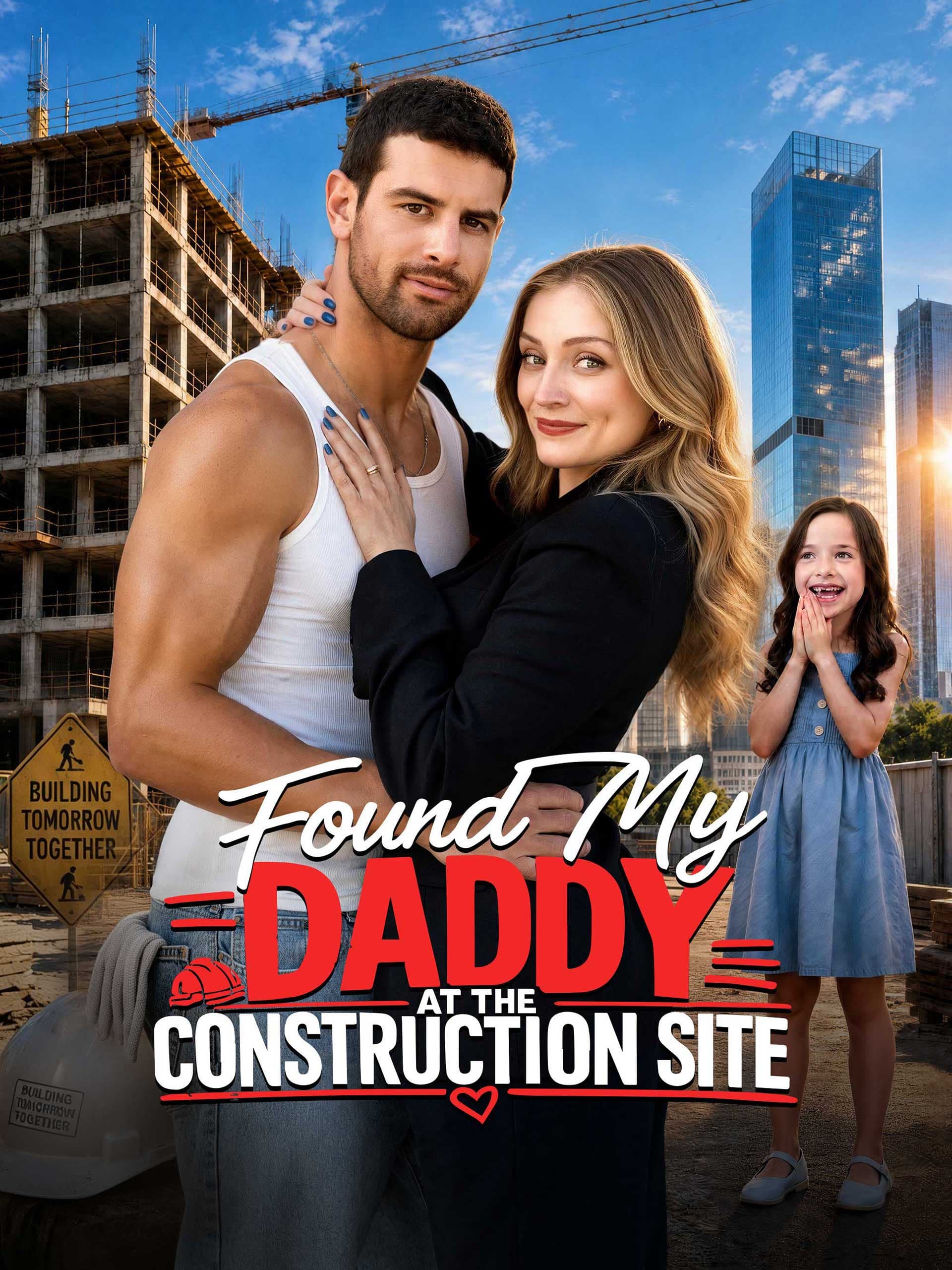 Official poster of Found My Daddy at the Construction Site, as shown on GoodShort