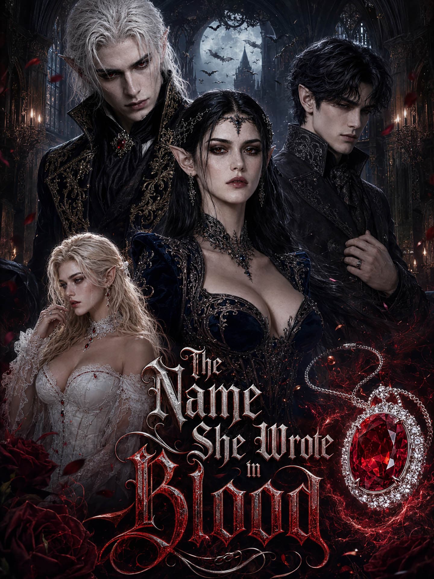 Official poster of The Name She Wrote in Blood, as shown on GoodShort