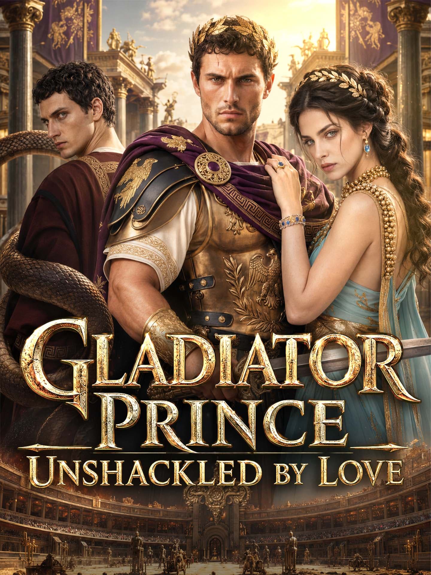 Official poster of Gladiator Prince Unshackled by Love, as shown on GoodShort