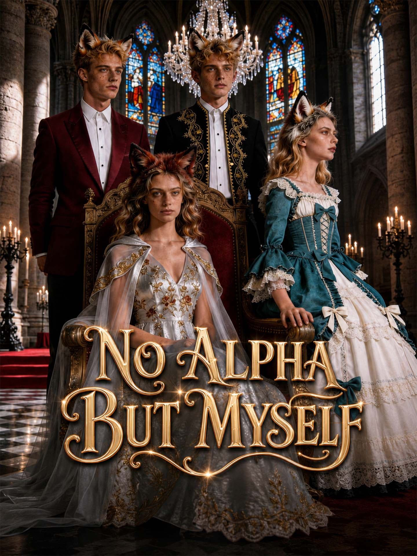 Official poster of No Alpha But Myself, as shown on GoodShort