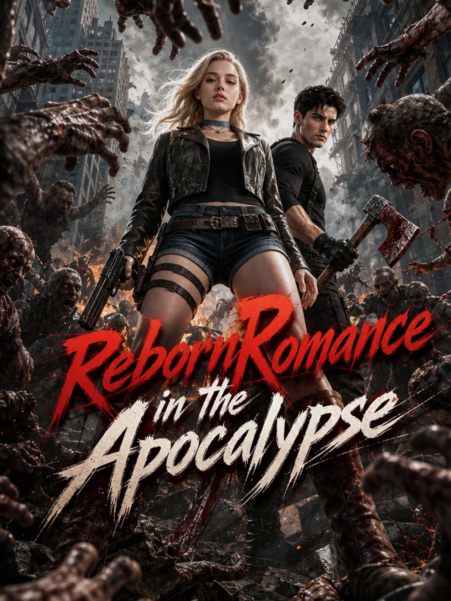 Official poster of Reborn: Romance in the Apocalypse, as shown on GoodShort