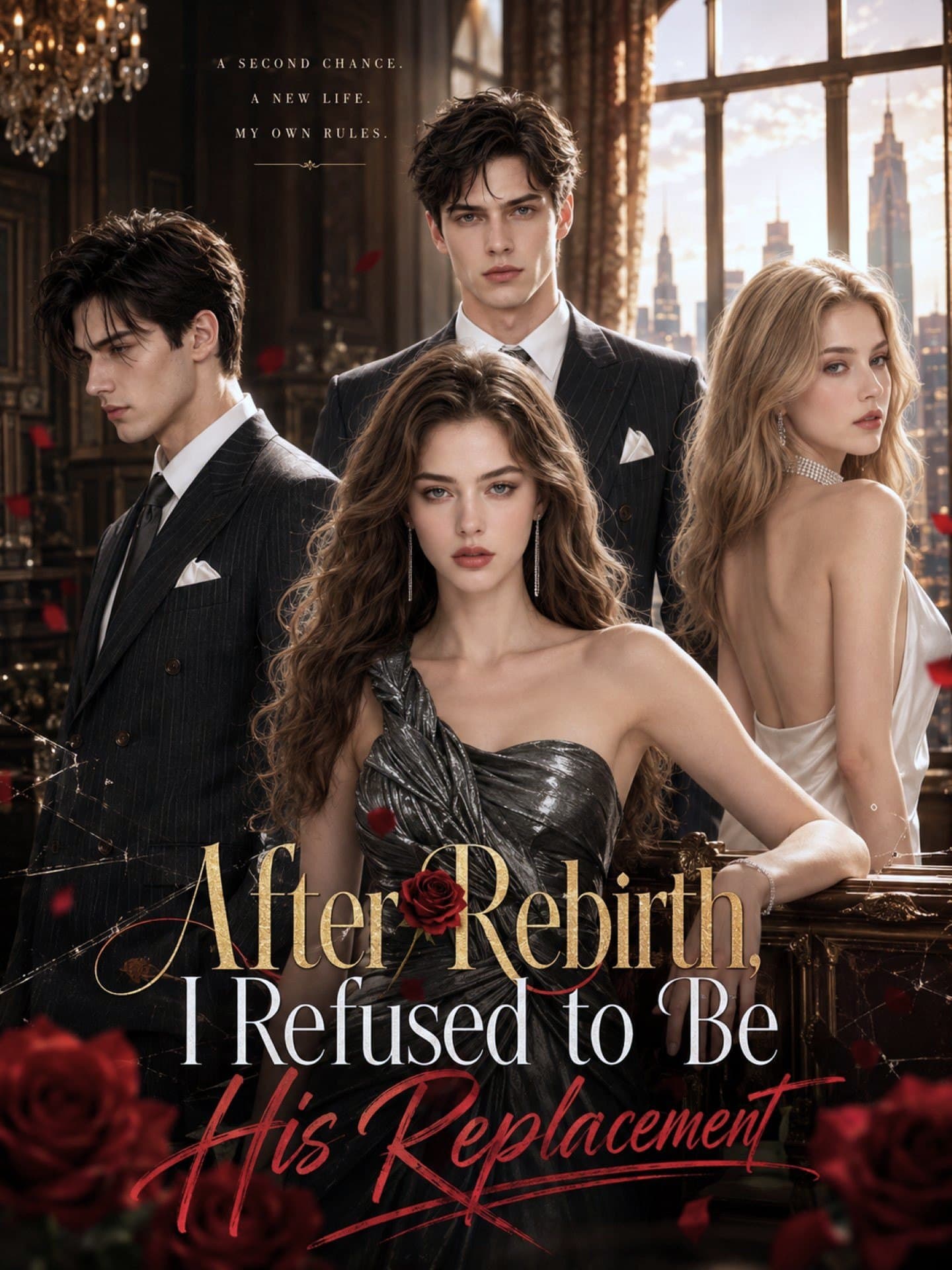 Official poster of After Rebirth, I Refused to Be His Replacement, as shown on GoodShort