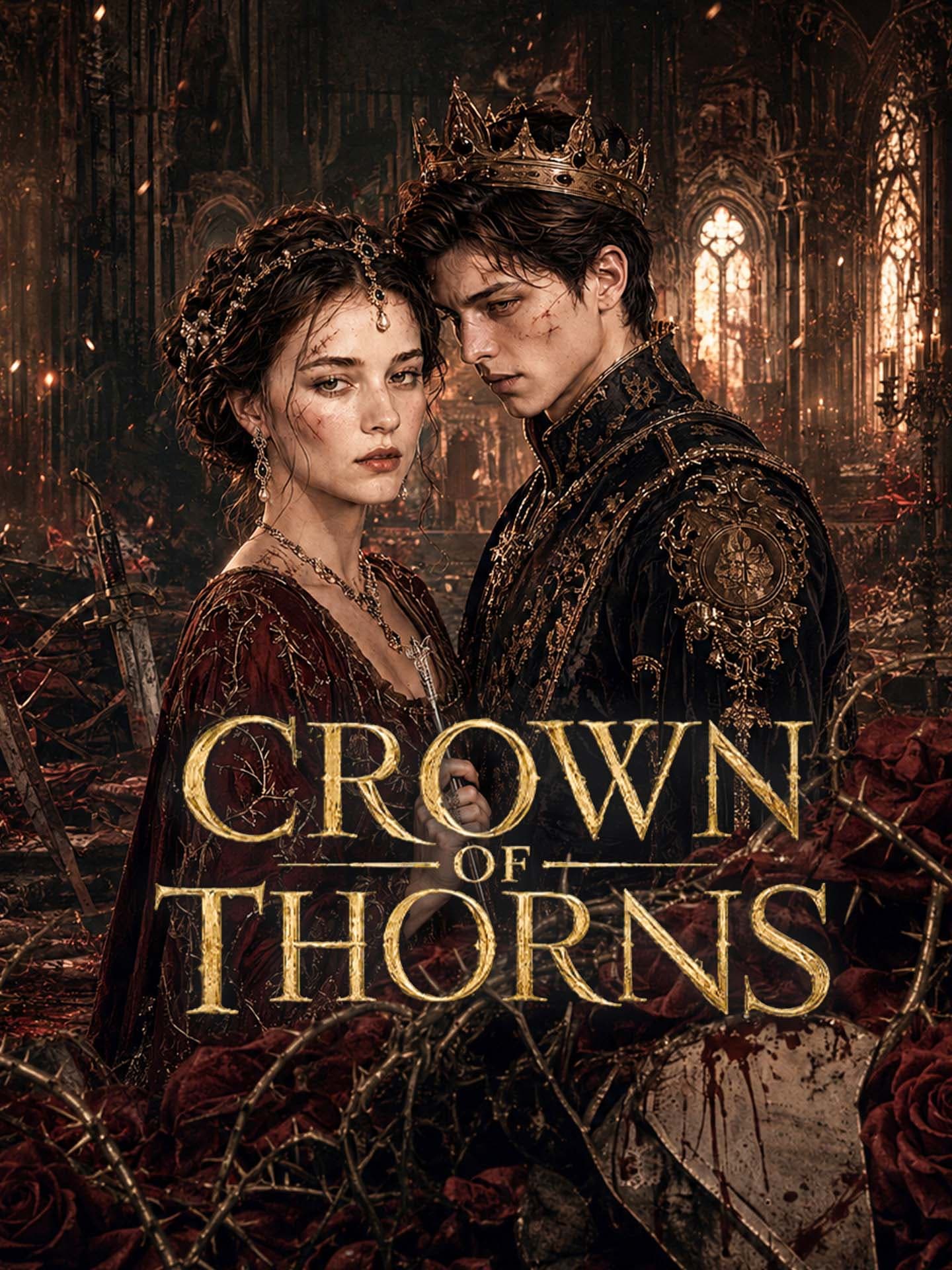 Official poster of Crown of Thorns, as shown on GoodShort