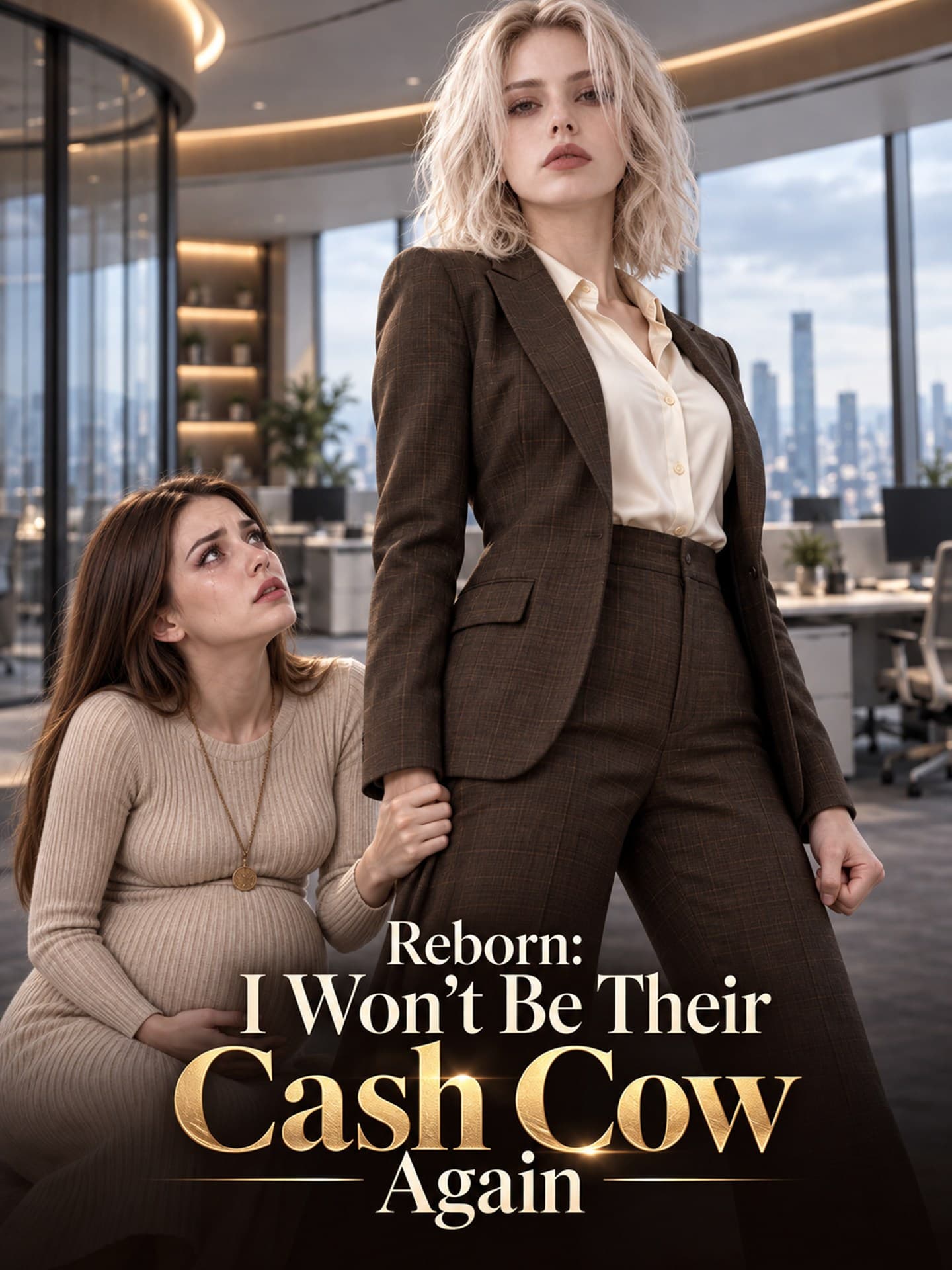 Official poster of Reborn: I Won't Be Their Cash Cow Again, as shown on GoodShort