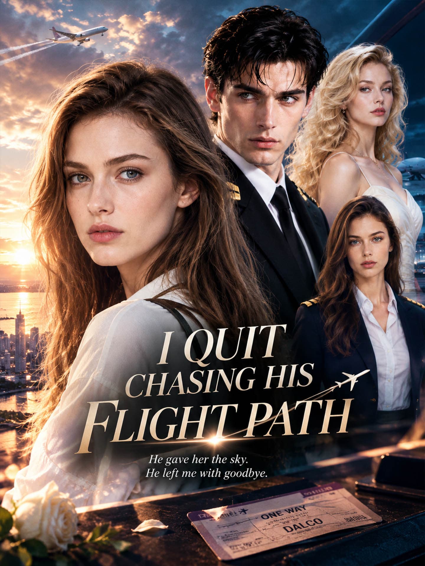 Official poster of I Quit Chasing His Flight Path, as shown on GoodShort