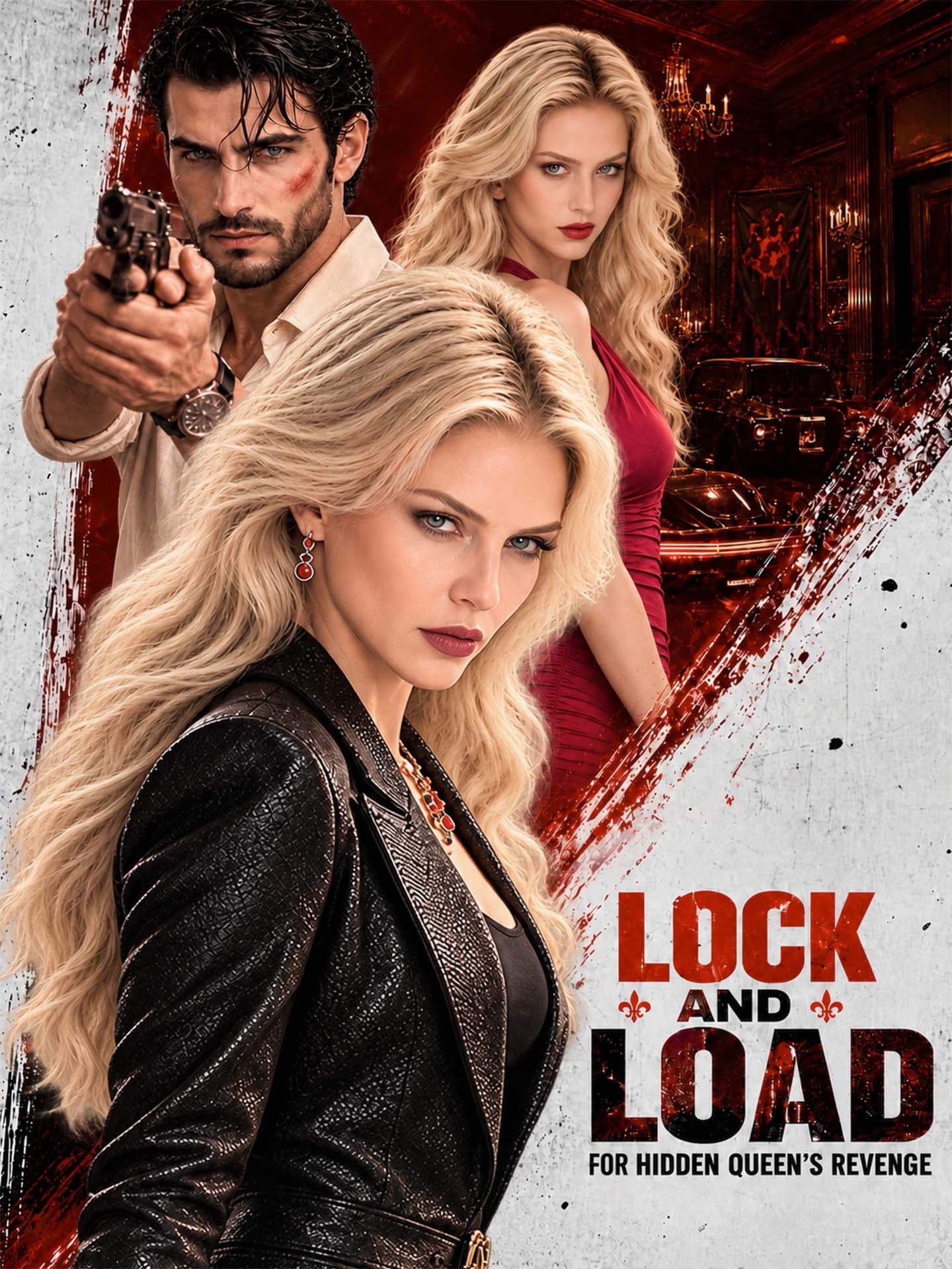 Official poster of Lock and Load for Hidden Queen's Revenge, as shown on GoodShort