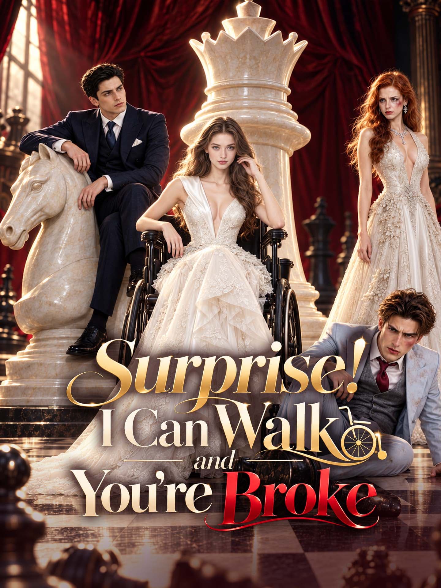 Official poster of Surprise! I Can Walk and You're Broke, as shown on GoodShort