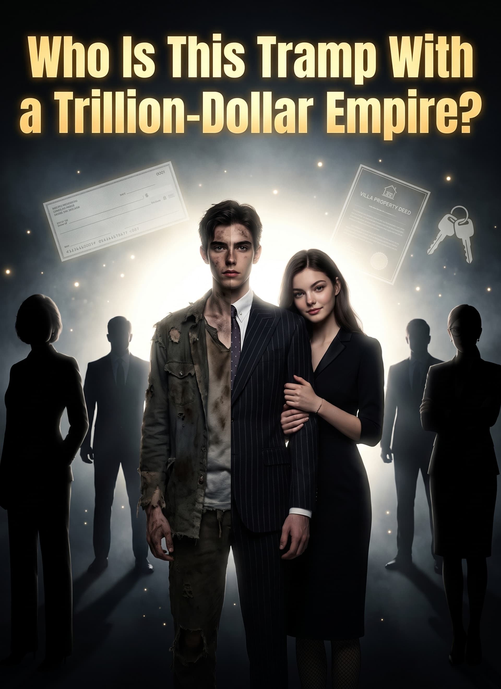 Official poster of Who Is This Tramp With a Trillion-Dollar Empire?, as shown on StoryReel
