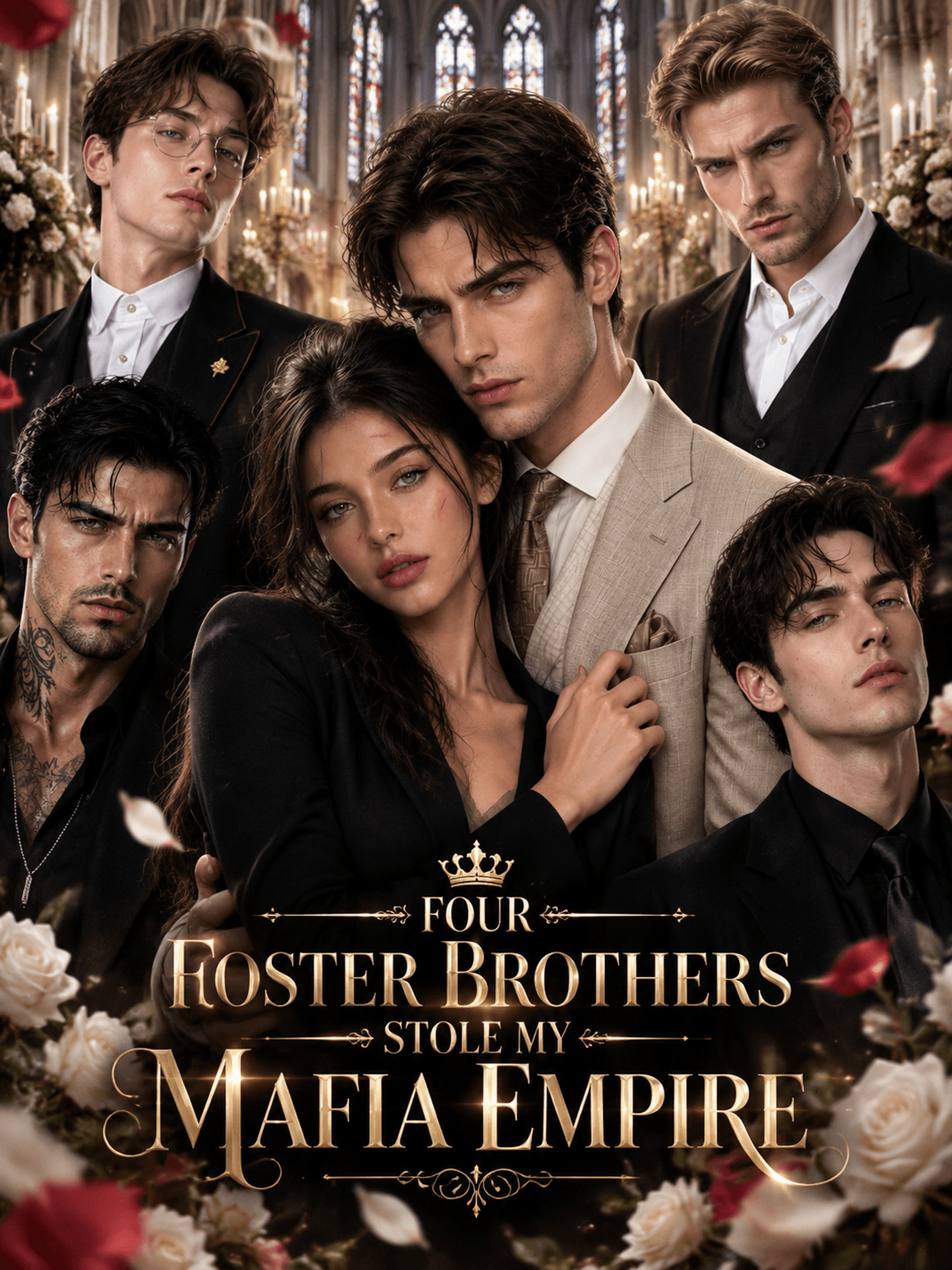 Official poster of My Four Brothers Gave My Identity to a Fake Heiress, as shown on StoryReel