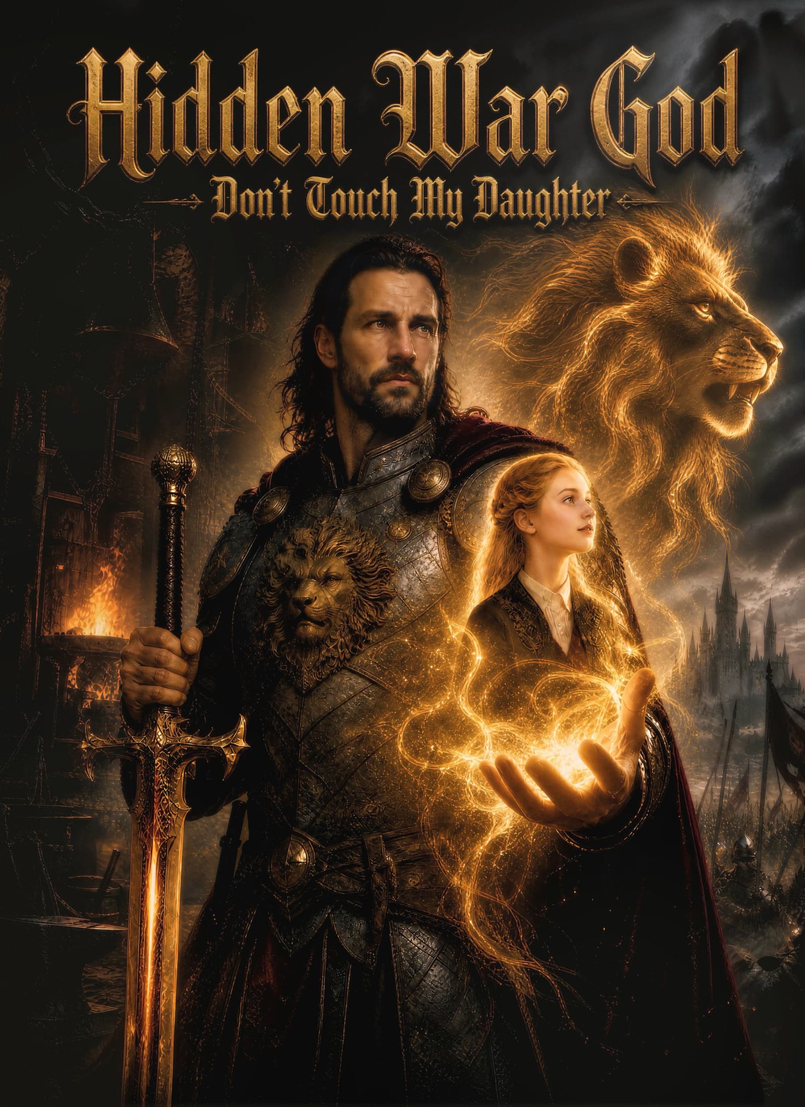 Official poster of Hidden War God: Don't Touch My Daughter, as shown on StoryReel