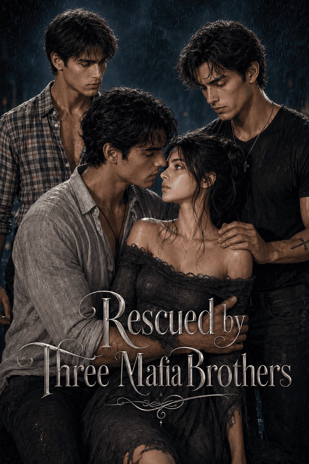 Poster of Rescued by Three Mafia Brothers