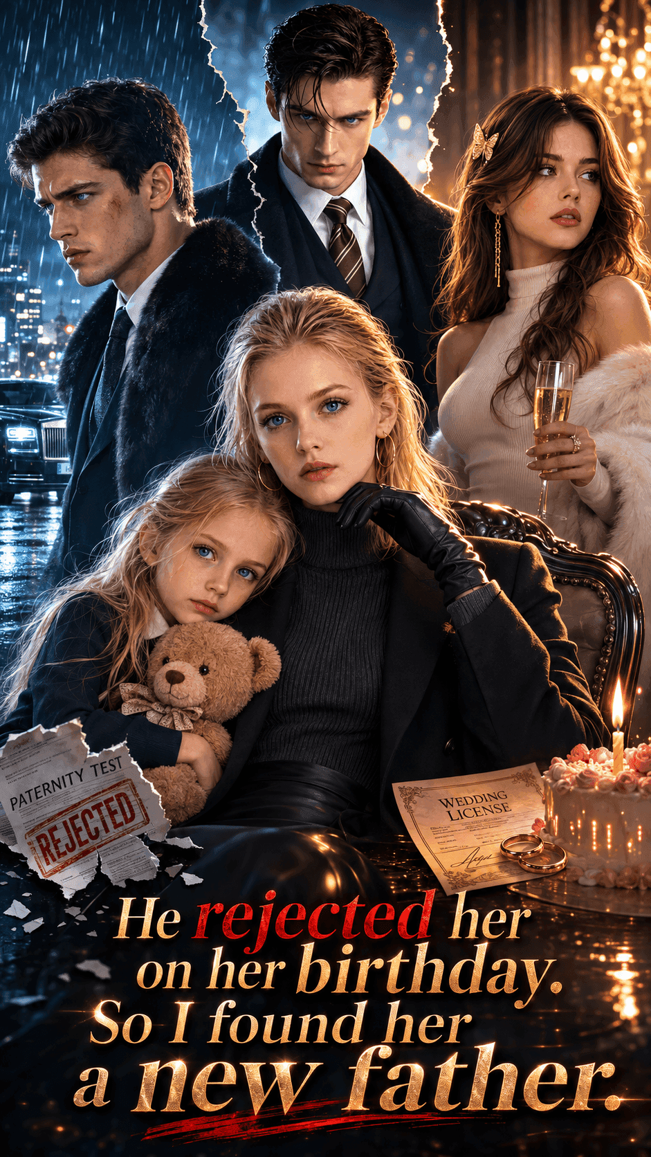 Poster of He rejected her on her birthday. So I found her a new father