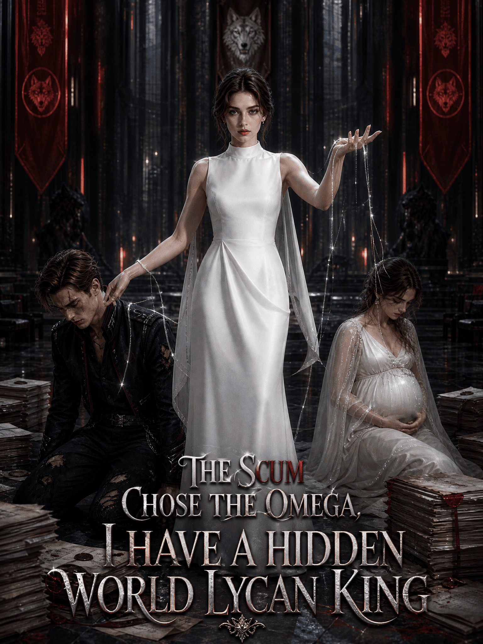 Official poster of The Scum Chose The Omega,I Have A Hidden World Lycan King, as shown on StoryReel