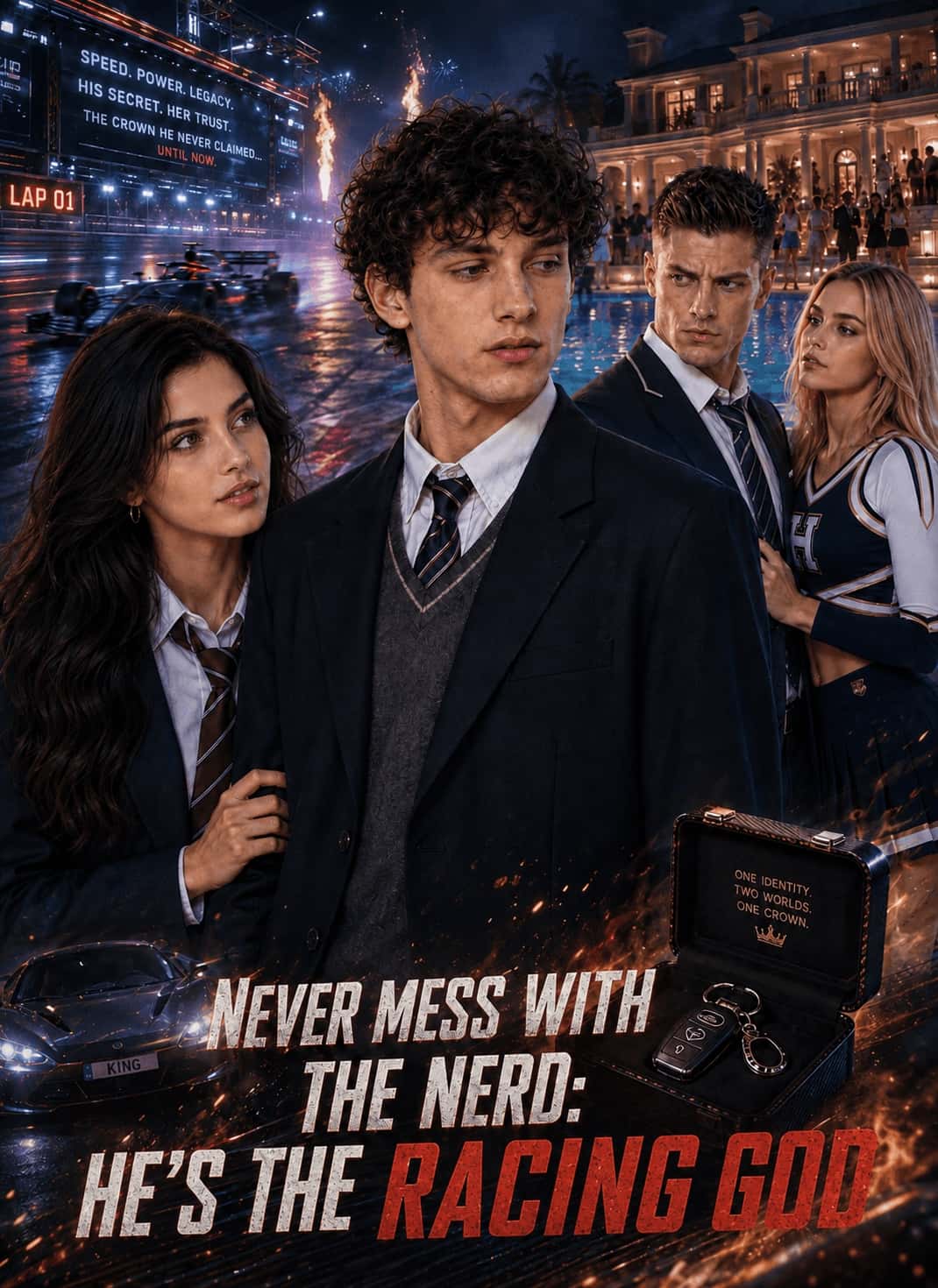 Poster of NEVER MESS WITH THE NERD HE'S THE RACING GOD