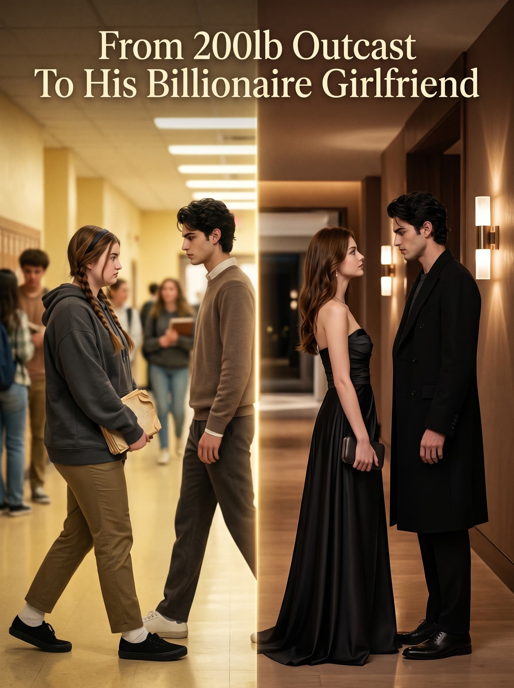Official poster of From 200lb Outcast To His Billionaire Girlfriend, as shown on StoryReel