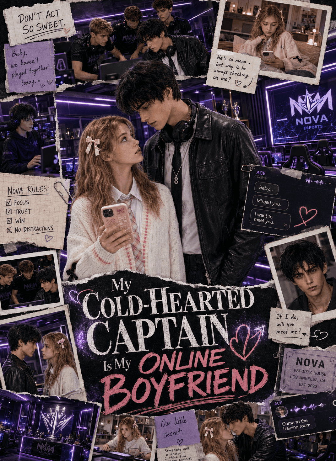 Official poster of My Cold-Hearted Captain Is My Online Boyfriend, as shown on StoryReel