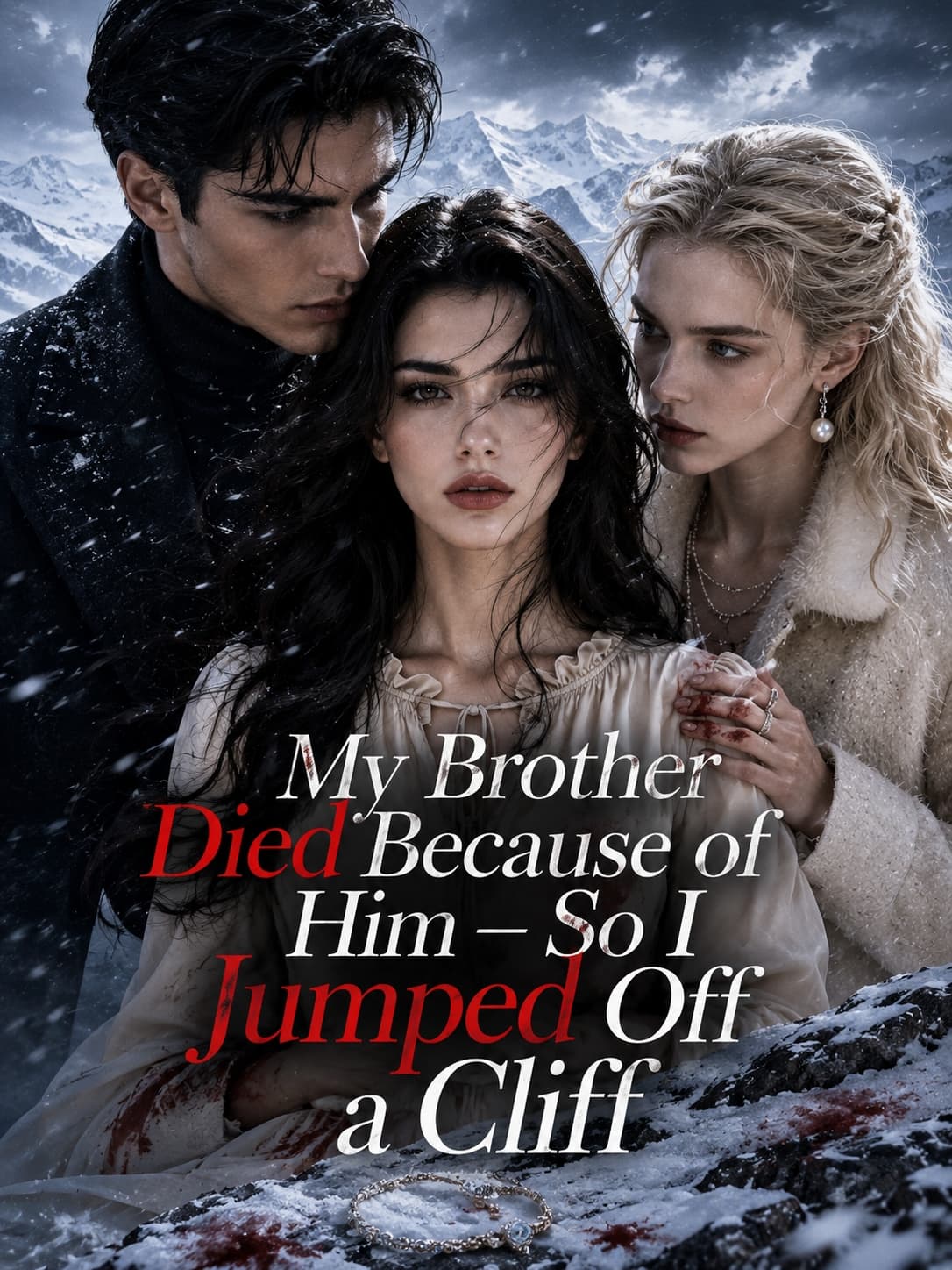 Official poster of My Brother Died Because of Him—So I Jumped Off a Cliff, as shown on StoryReel