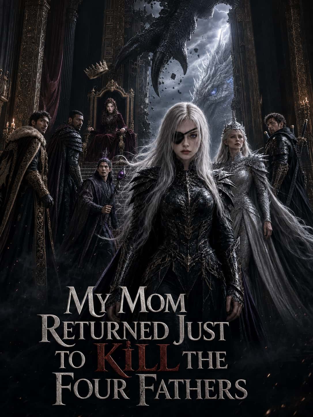 Poster of My Mom Returned Just to Kill the Four Fathers