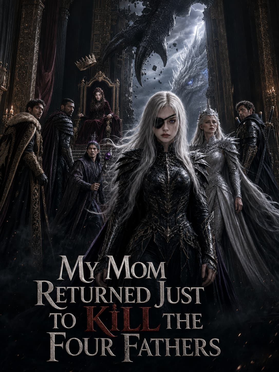 Official poster of My Mom Returned Just to Kill the Four Fathers, as shown on StoryReel