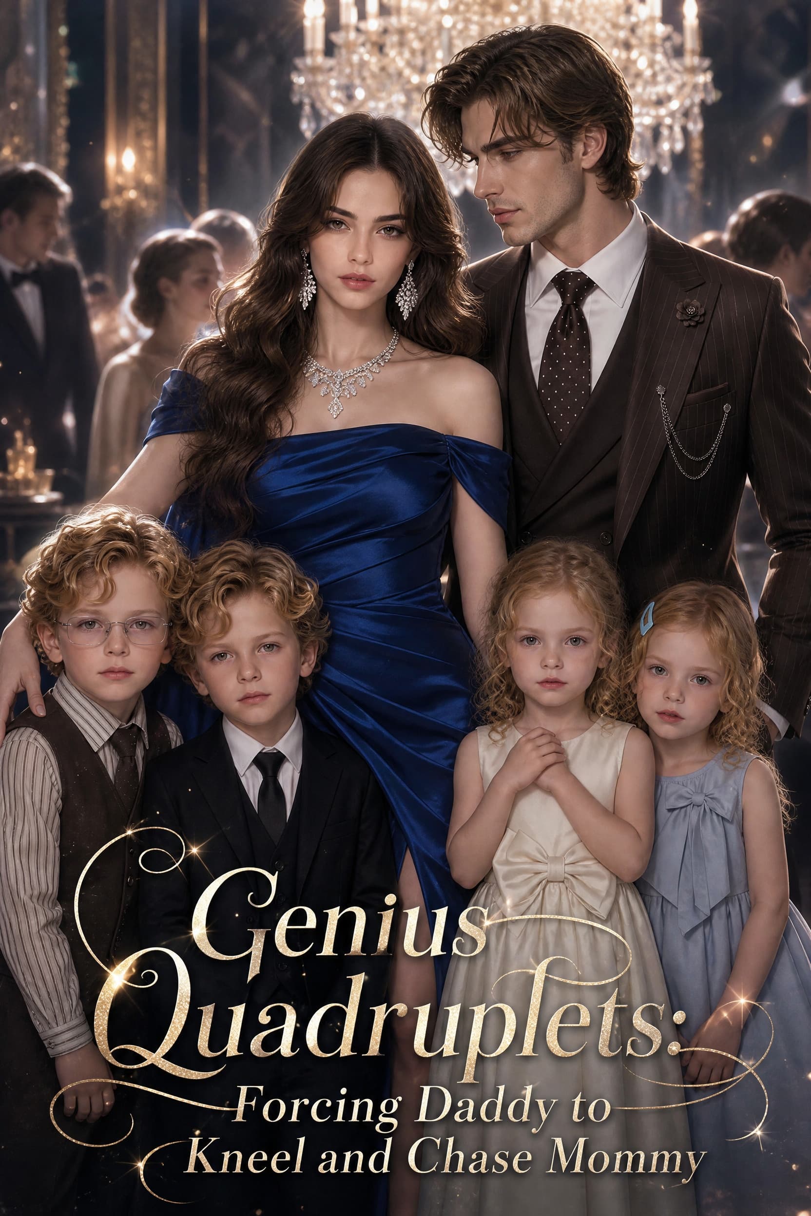 Official poster of Genius Quadruplets: Forcing Daddy to Kneel and Chase Mommy, as shown on StoryReel