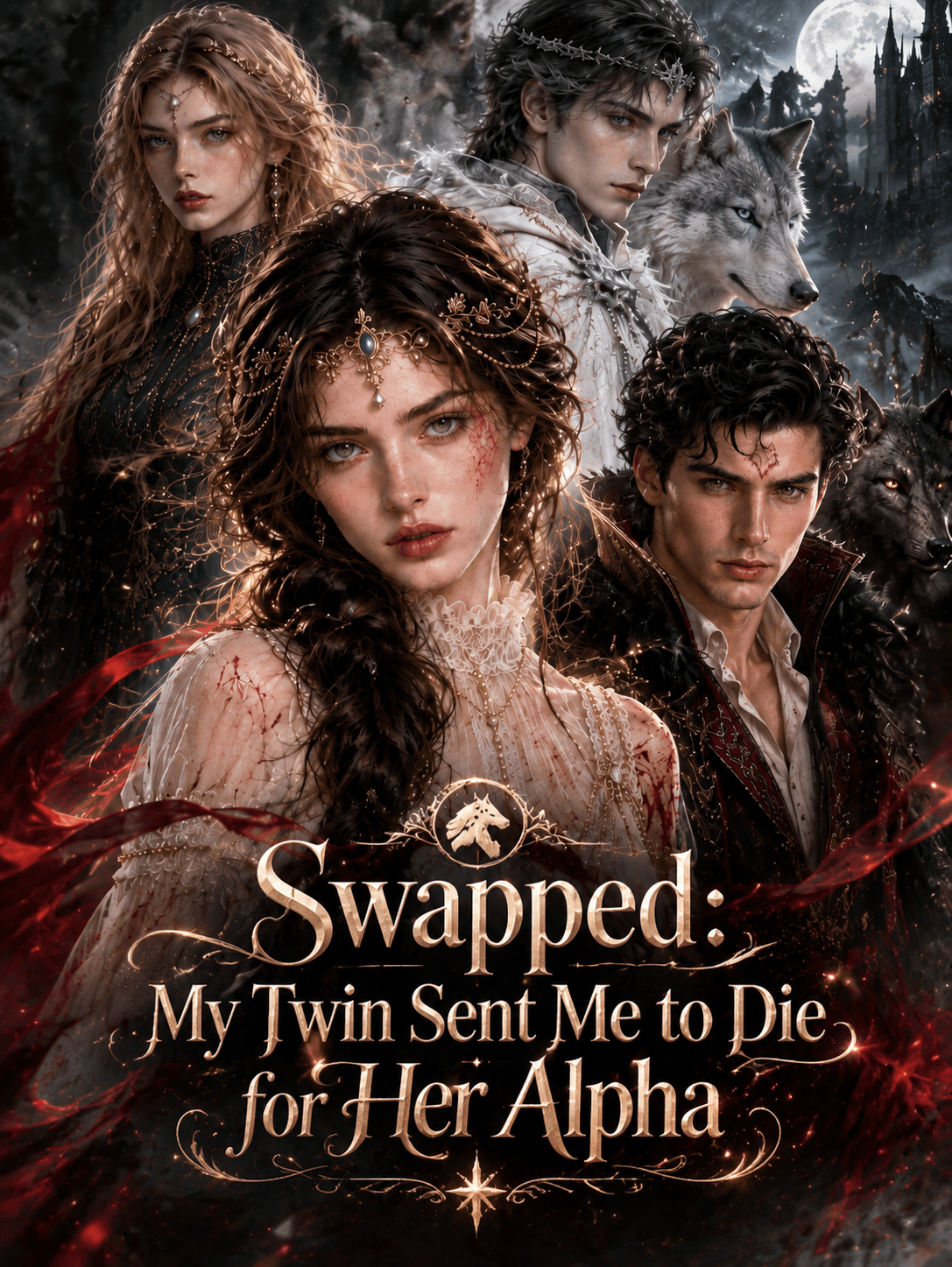Official poster of Swapped: My Twin Sent Me to Die for Her Alpha, as shown on StoryReel