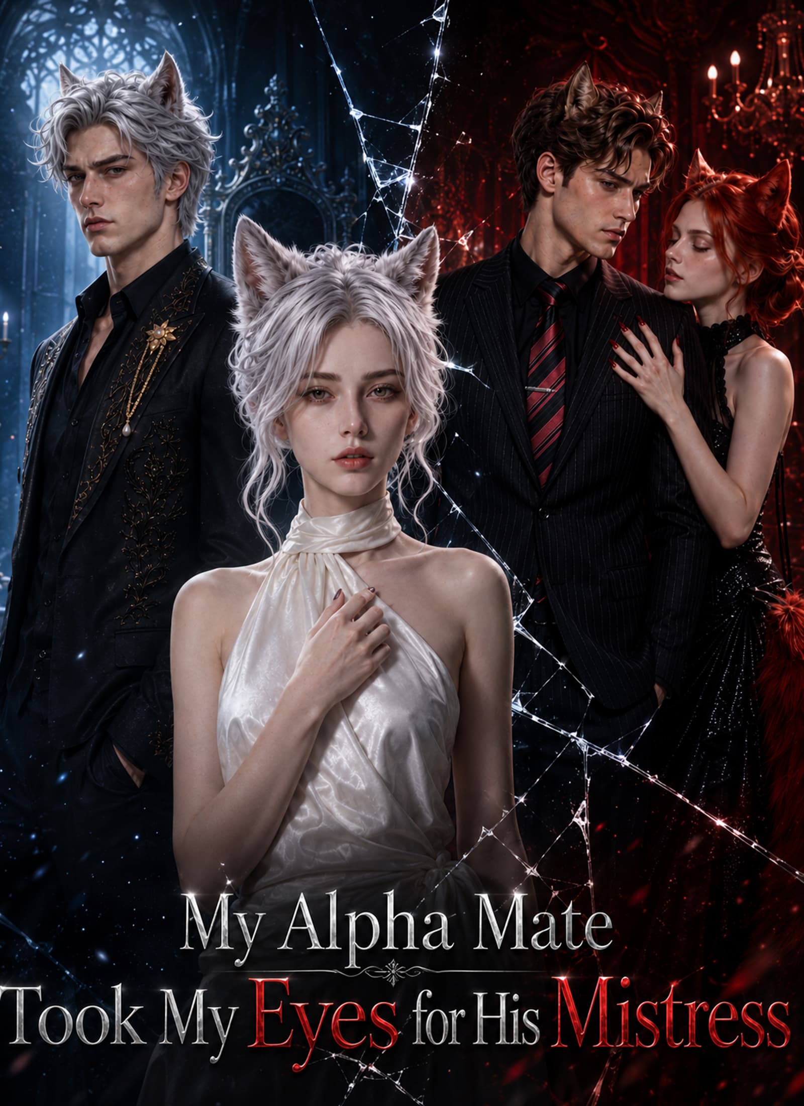 Official poster of My Alpha Mate Took My Eyes for His Mistress, as shown on StoryReel