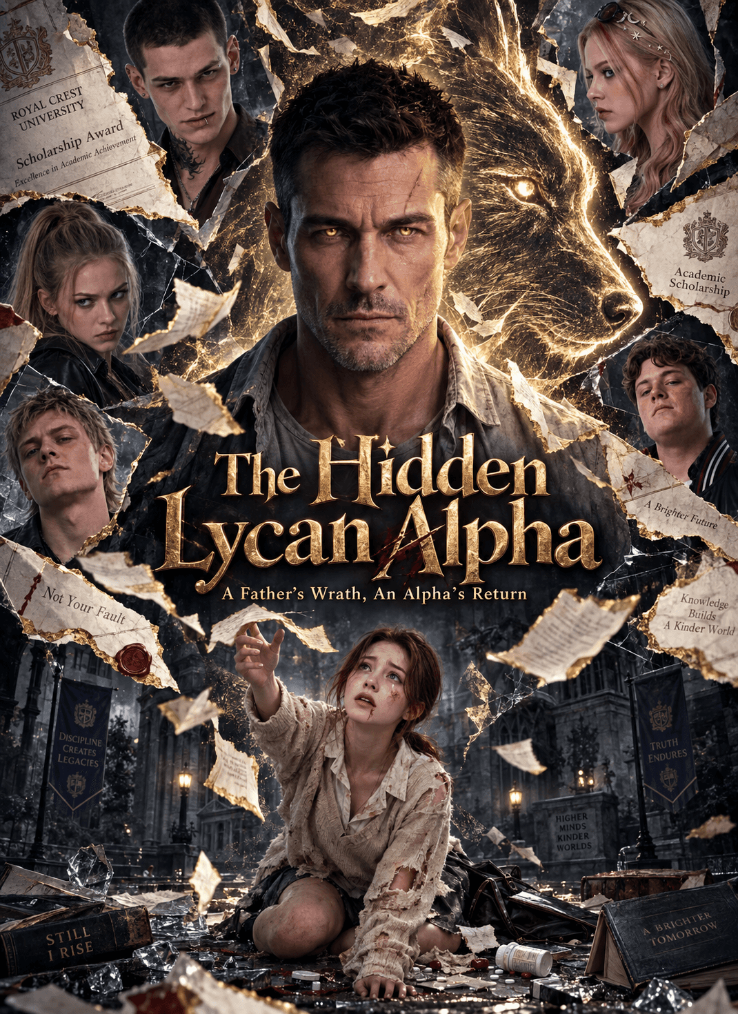 Poster of The Hidden Lycan Alpha