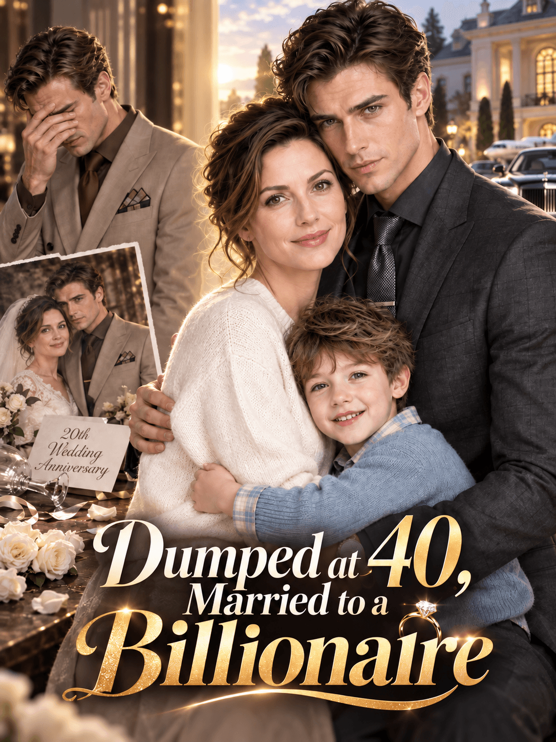 Official poster of Dumped at 40, Married to a Billionaire, as shown on StoryReel