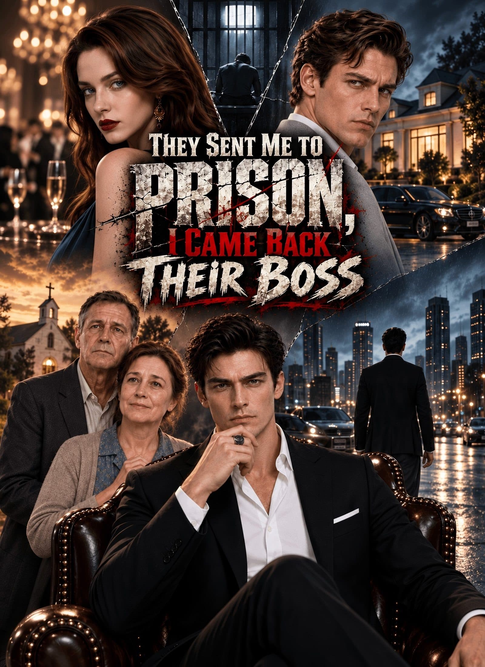 Official poster of They Sent Me to Prison, I Came Back Their Boss, as shown on StoryReel