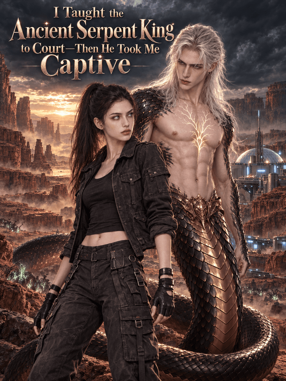 Poster of I Taught the Ancient Serpent King to Court—Then He Took Me Captive