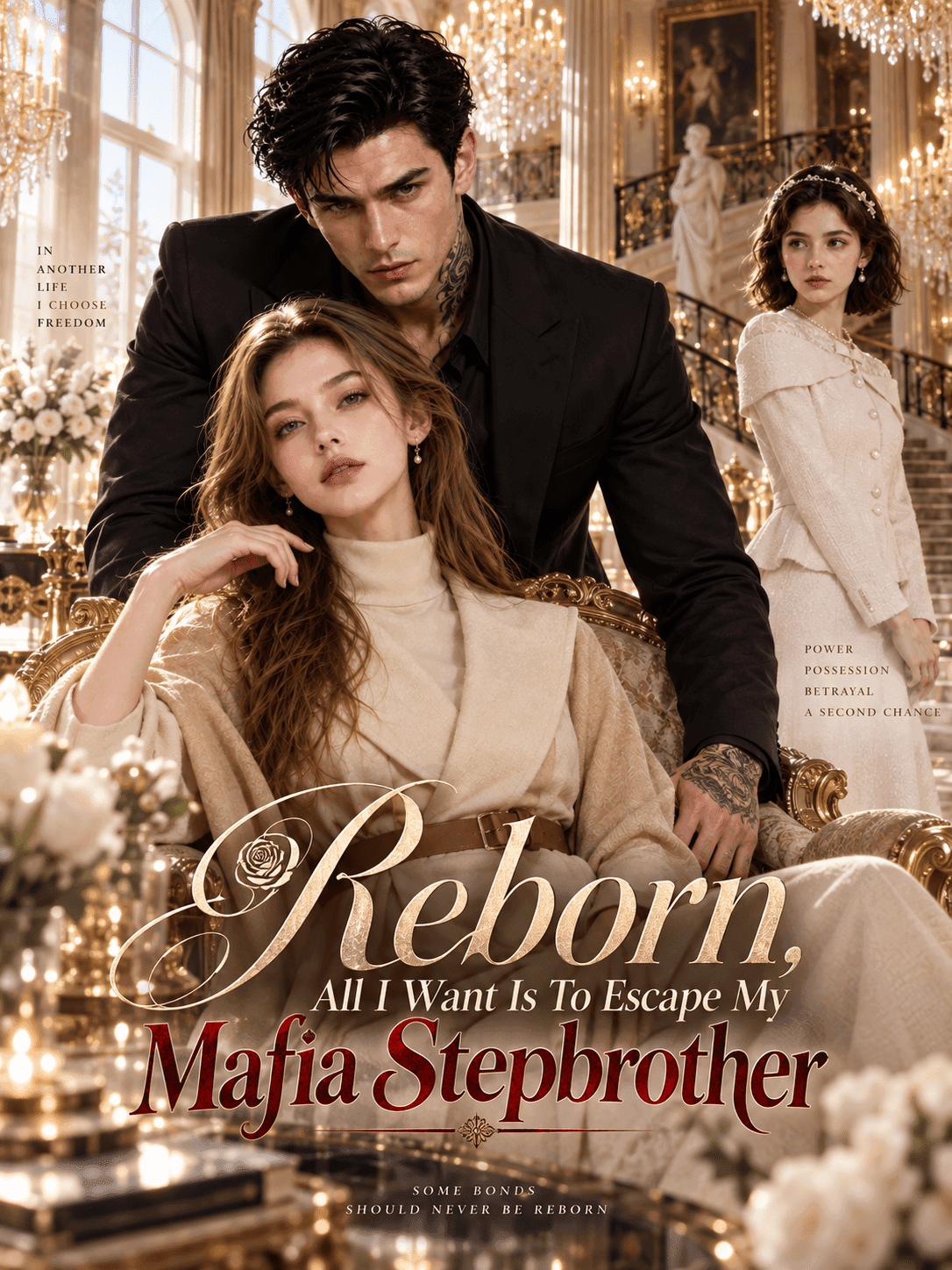 Official poster of Reborn, All I Want Is To Escape My Mafia Stepbrother, as shown on StoryReel