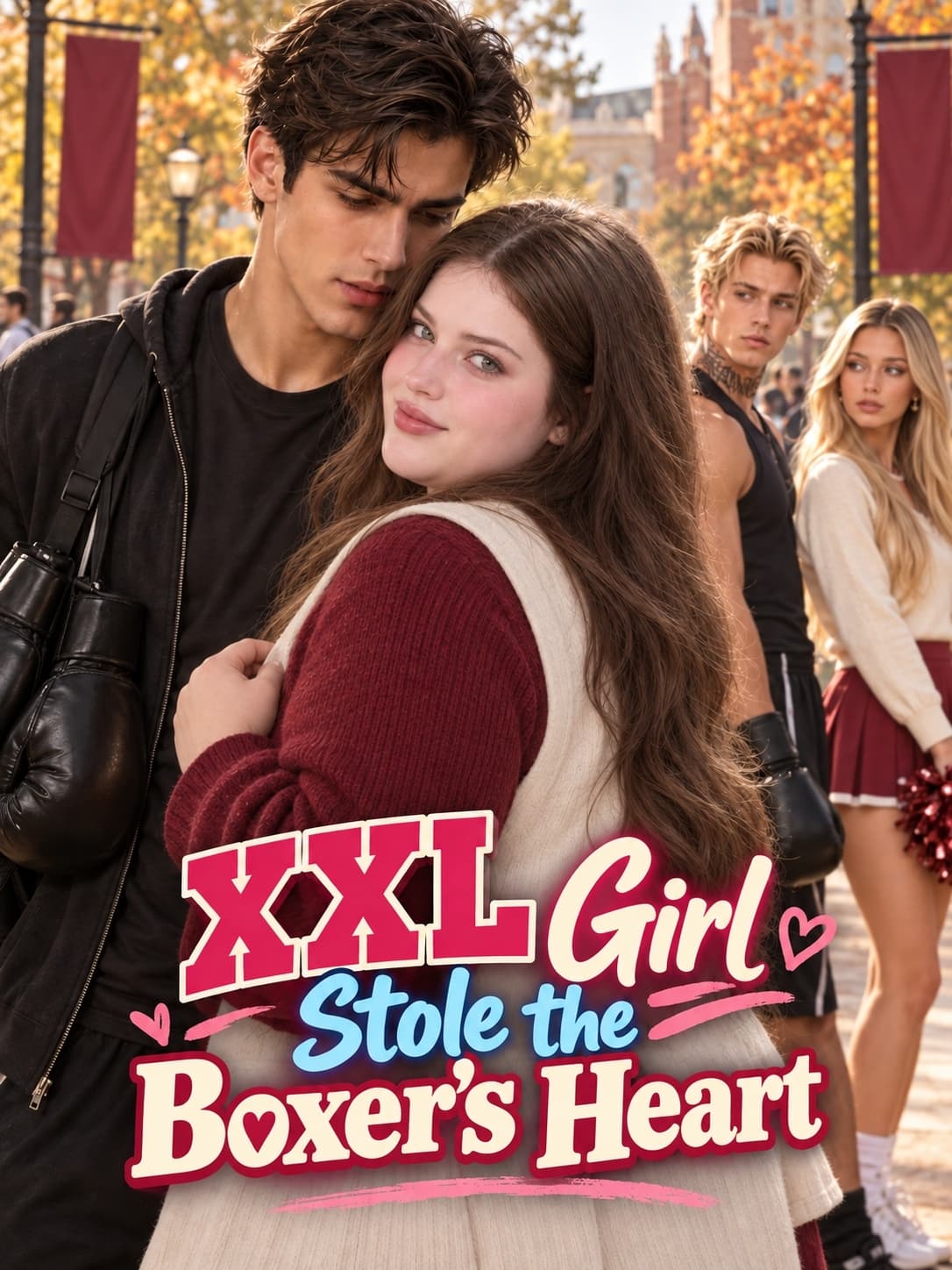 Official poster of XXL Girl Stole the Boxer's Heart, as shown on StoryReel