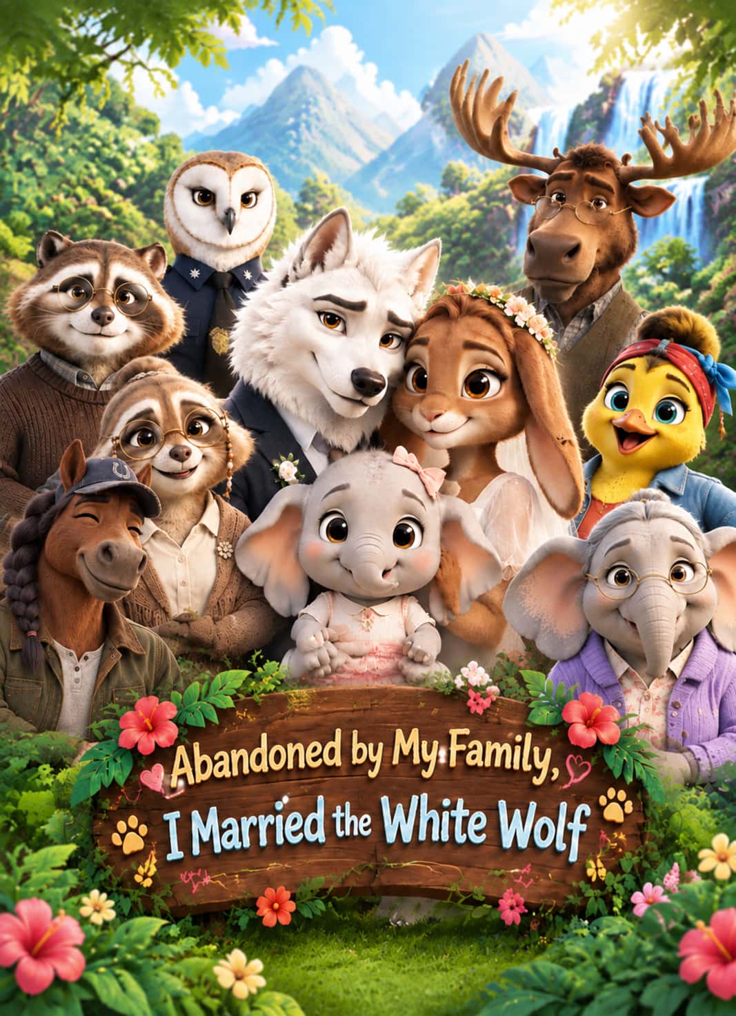 Poster of Abandoned by My Family, I Married the White Wolf