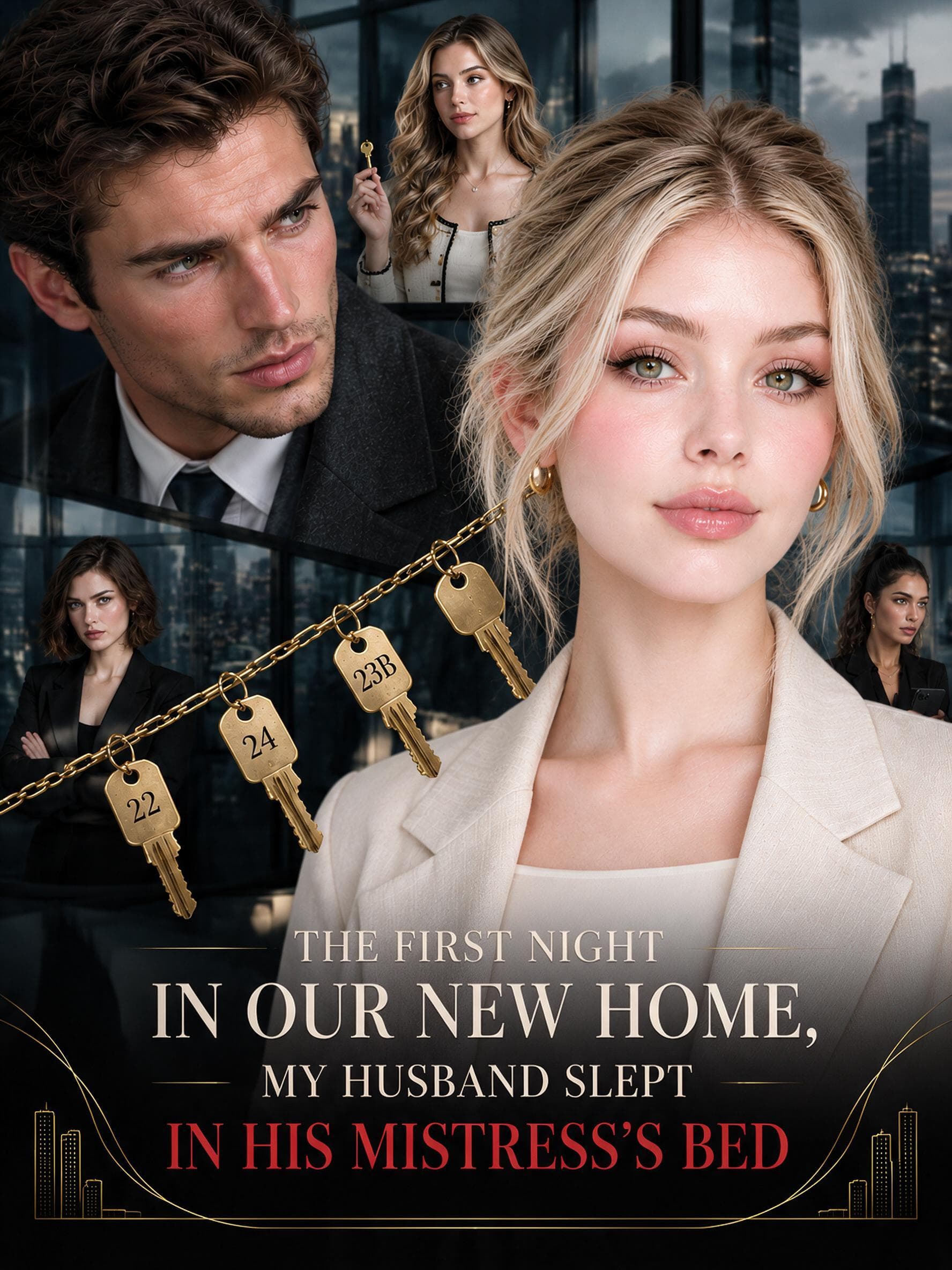 Official poster of The First Night in Our New Home, My Husband Slept in Hiis Mistress's Bed, as shown on StoryReel