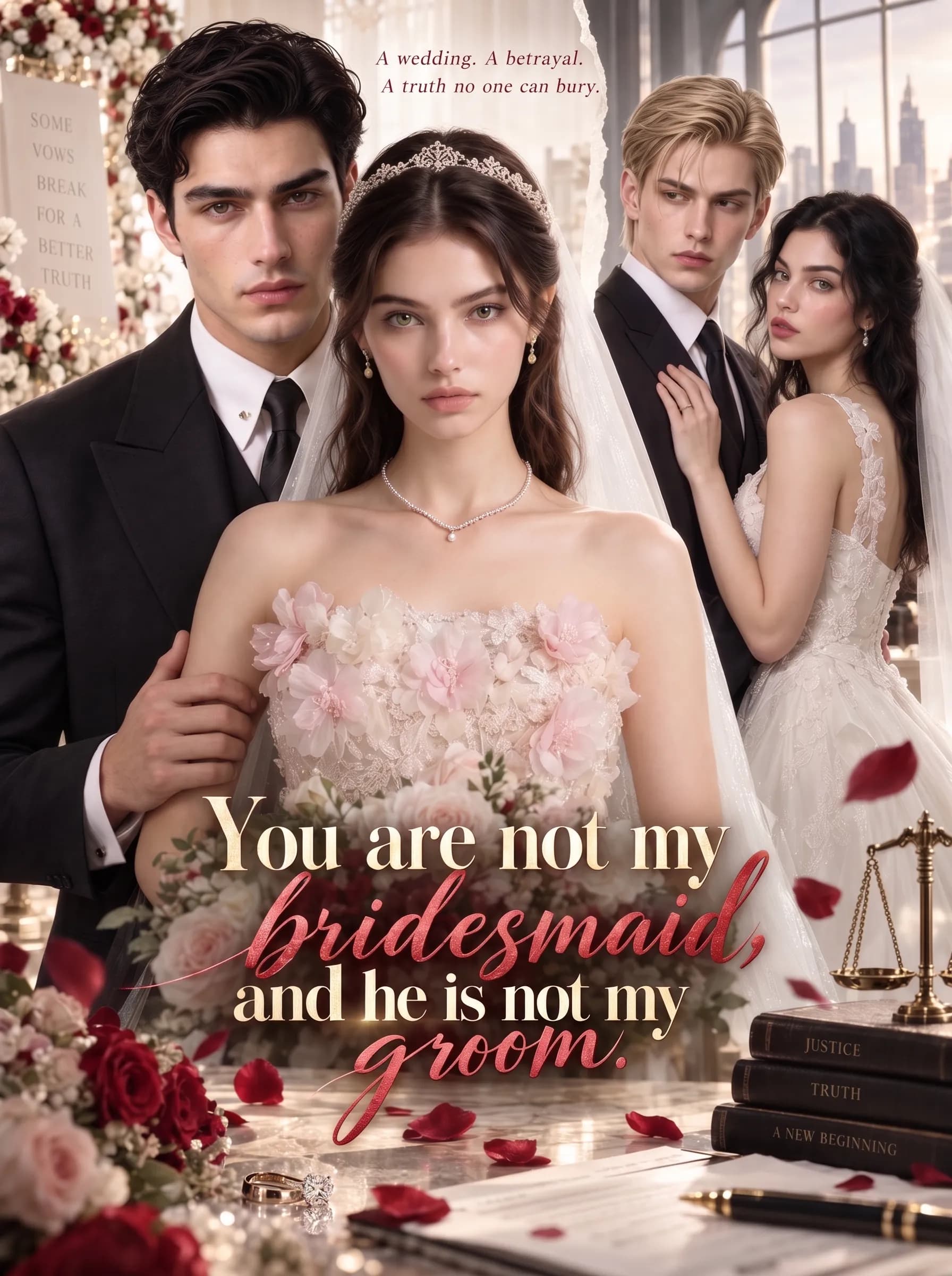 Official poster of You are not my bridesmaid, and he is not my groom, as shown on StoryReel